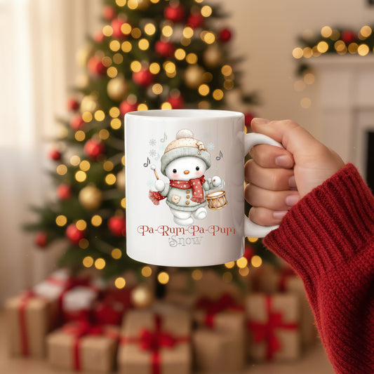Cute Snowman Holiday Mug for Festive Celebrations
