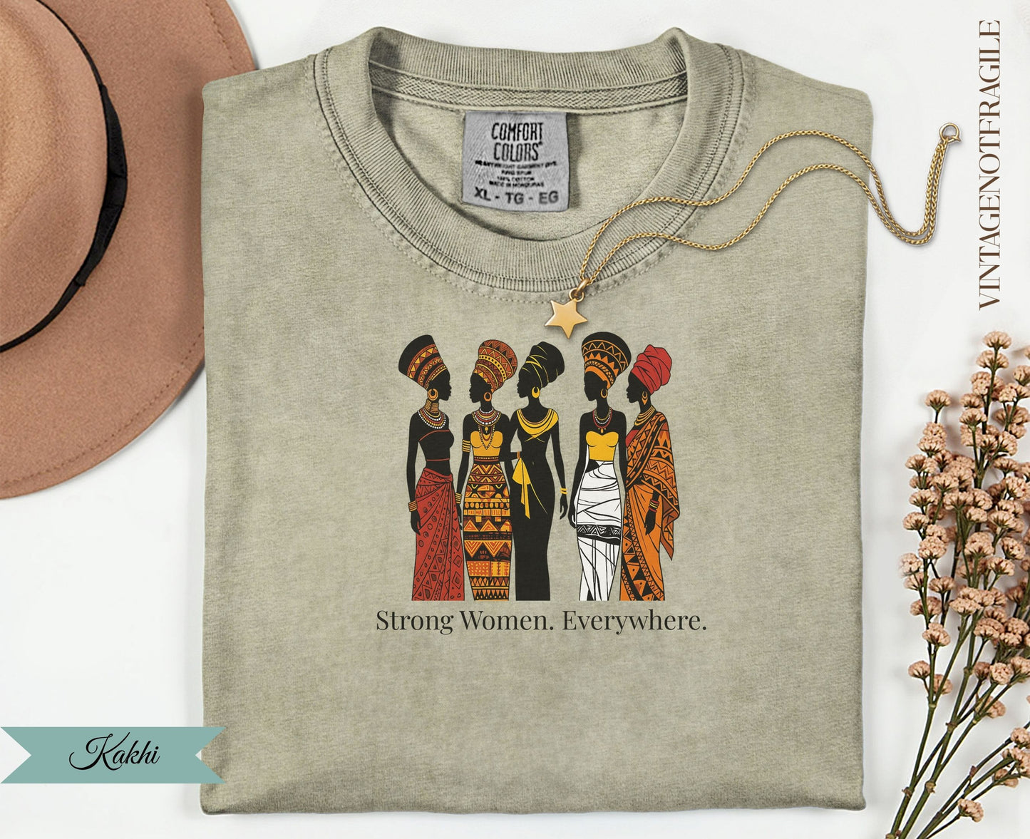 Strong Women Everywhere Tee | Minimal Statement Shirt