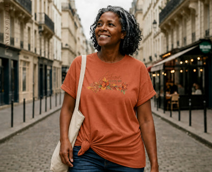 Autumn Suits Me Fall Floral Tee |Vintage Not Fragile