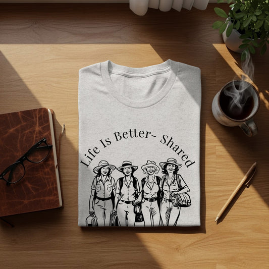 Life Is Better - Shared Graphic T-Shirt