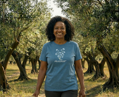 Mulher Botanical Tee | Portuguese Woman Shirt