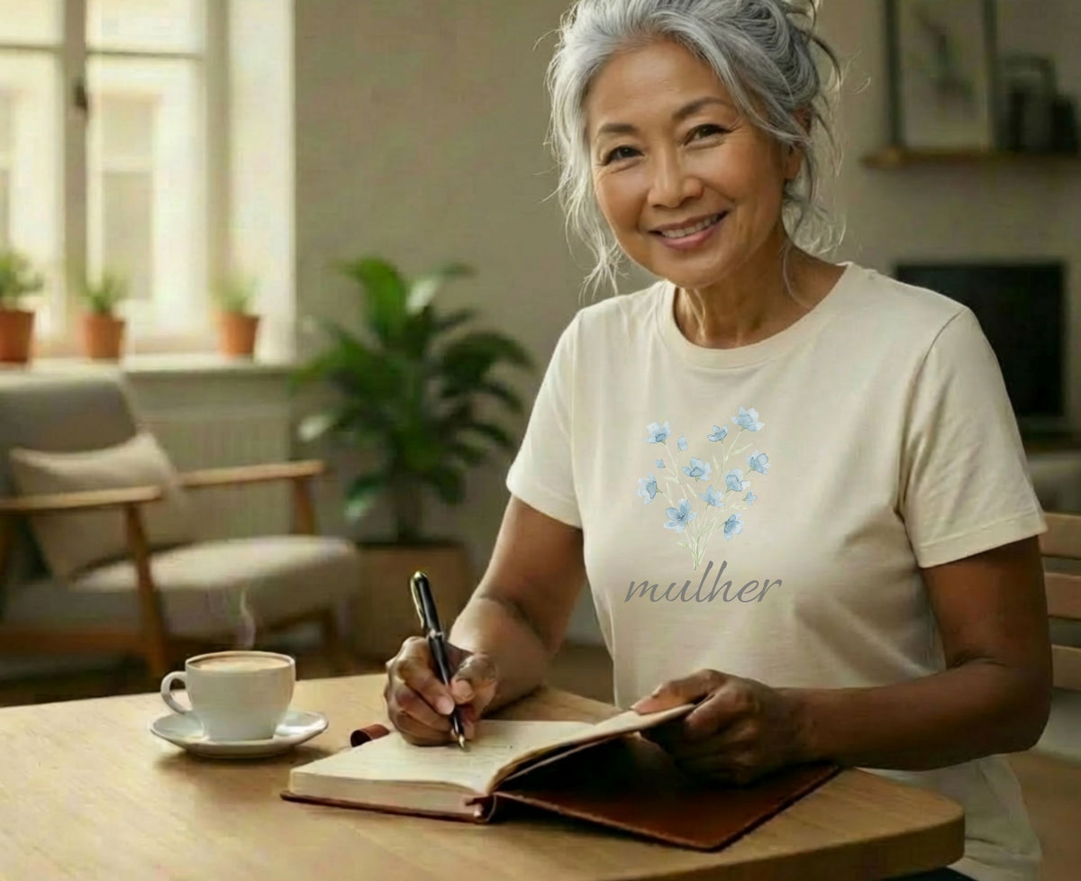 Mulher Botanical Tee | Portuguese Woman Shirt