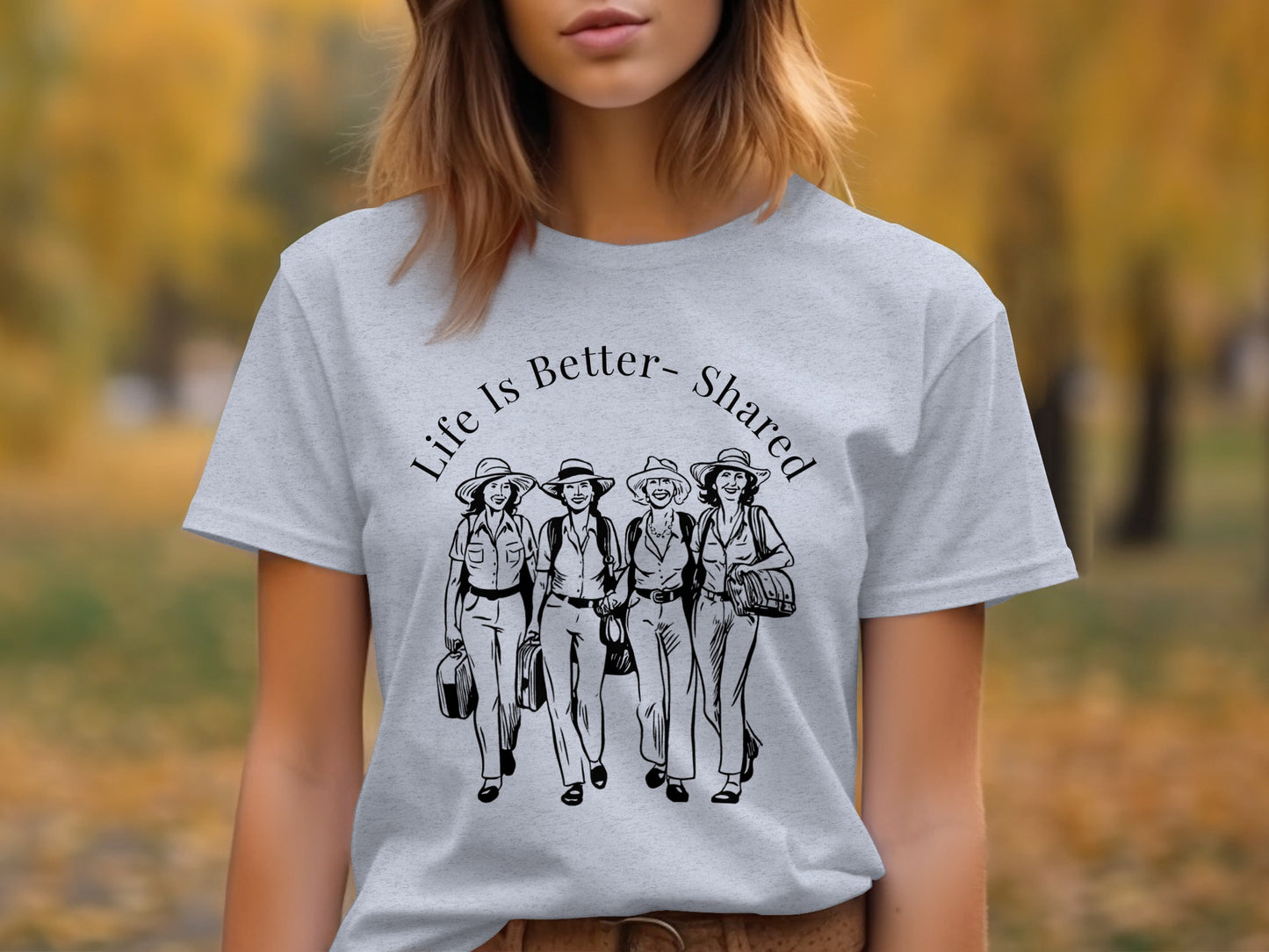 Life Is Better Shared Graphic Tee Product