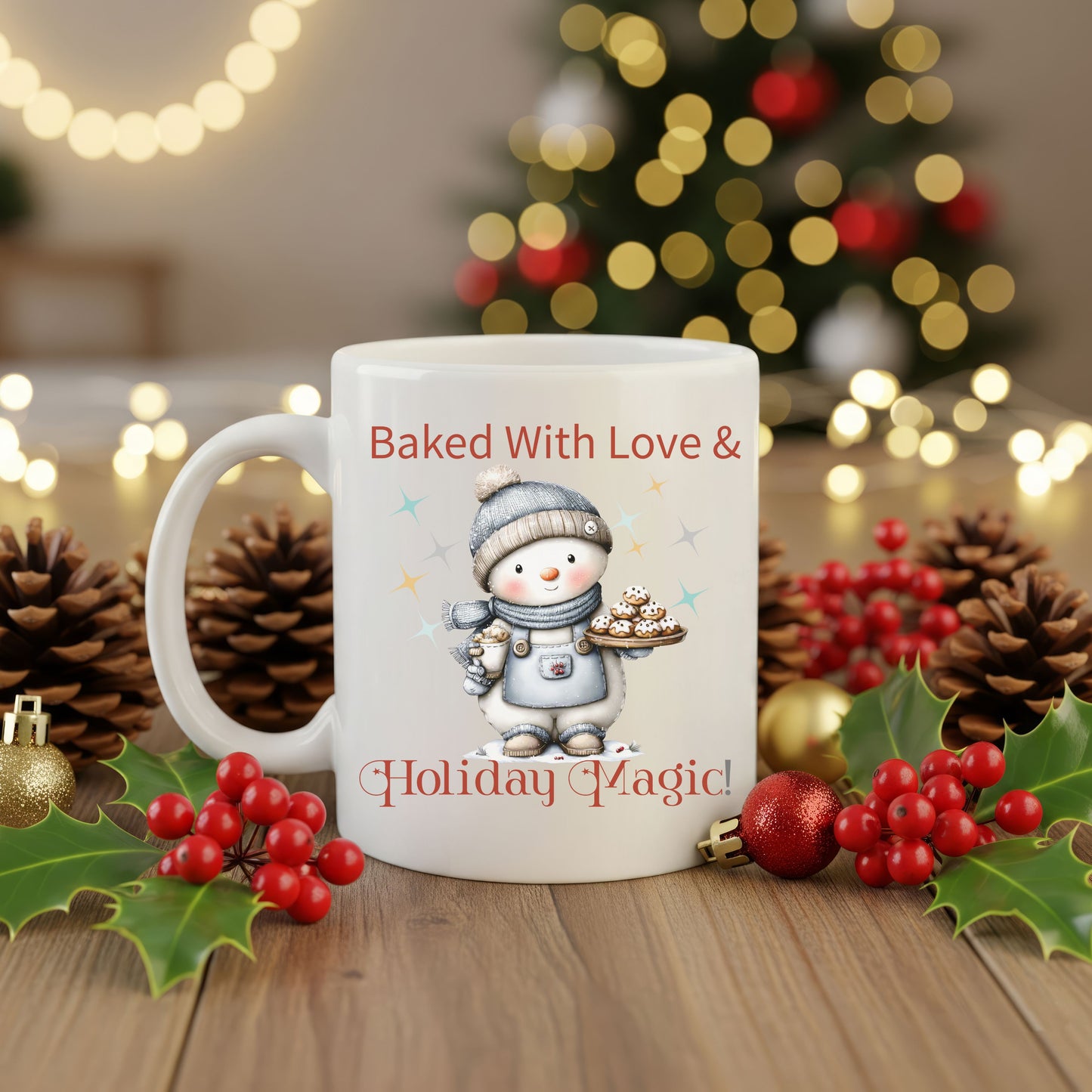 Baked With Love Holiday Magic Festive Mug