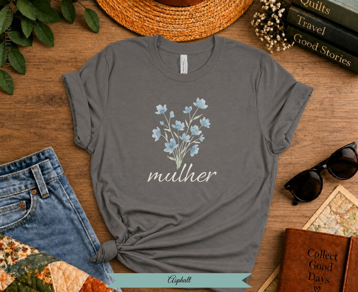 Mulher Botanical Tee | Portuguese Woman Shirt
