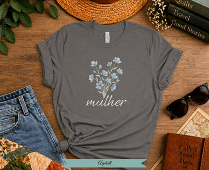 Mulher Botanical Tee | Portuguese Woman Shirt