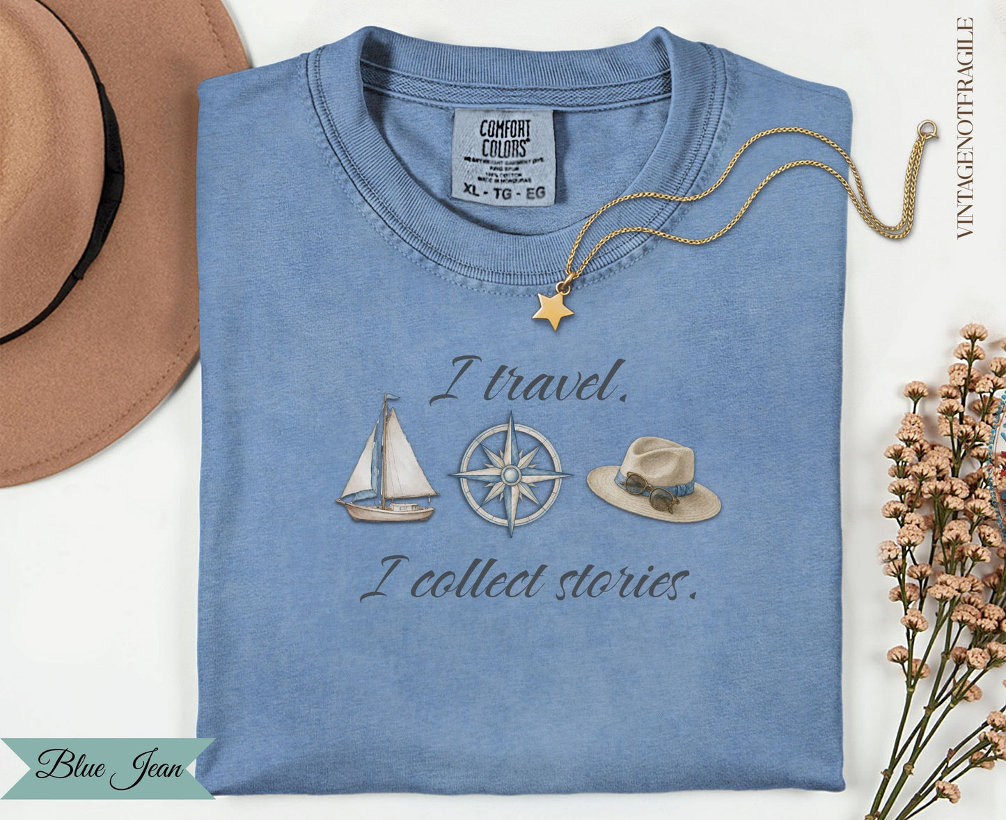 I Travel I Collect Stories Tee