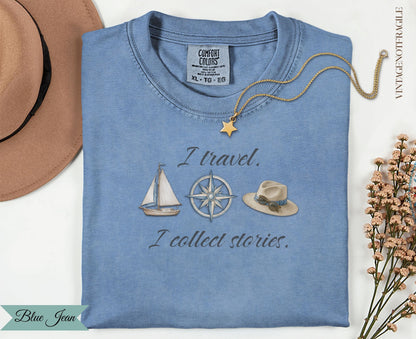 I Travel I Collect Stories Tee