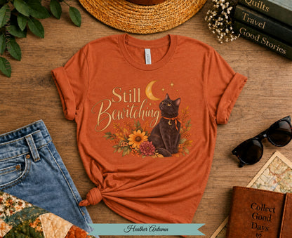 Still Bewitching Black Cat Halloween Tee | Vintage Not Fragile