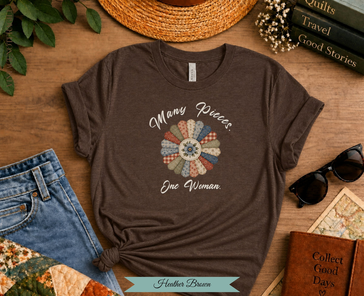 Many Pieces One Woman Dresden Quilt Tee| Vintage Not Fragile
