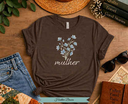 Mulher Botanical Tee | Portuguese Woman Shirt