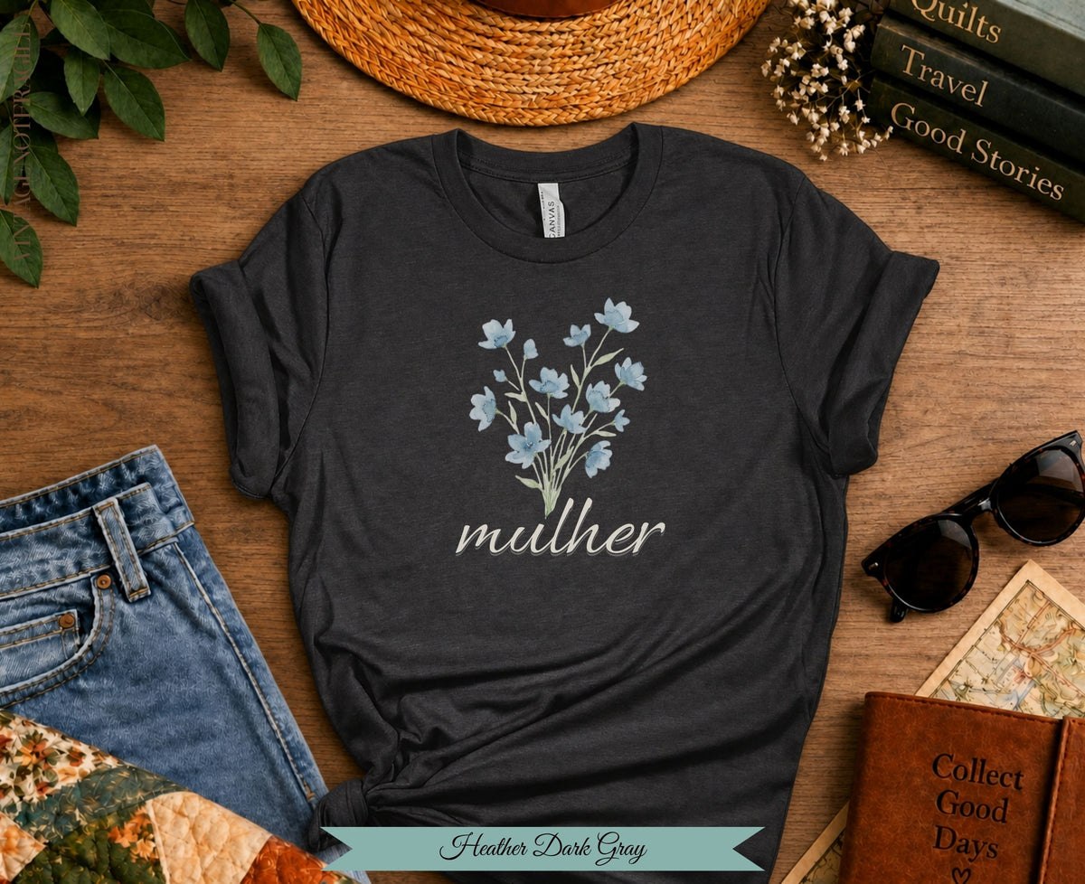Mulher Botanical Tee | Portuguese Woman Shirt