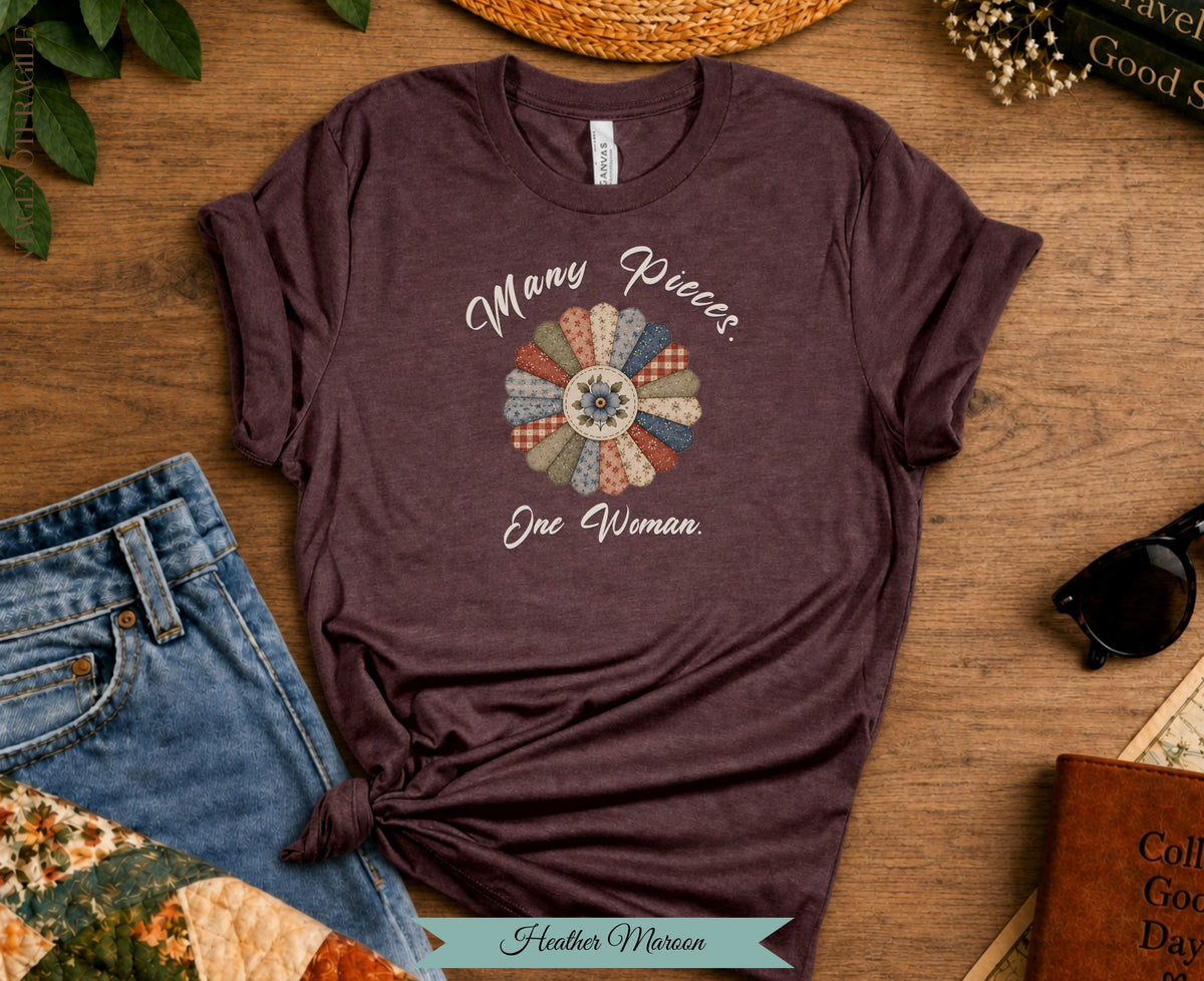 Many Pieces One Woman Dresden Quilt Tee| Vintage Not Fragile
