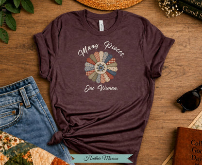 Many Pieces One Woman Dresden Quilt Tee| Vintage Not Fragile
