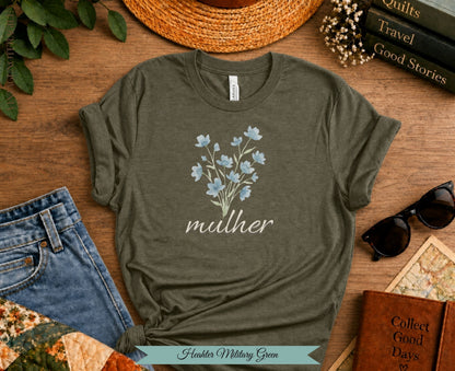 Mulher Botanical Tee | Portuguese Woman Shirt