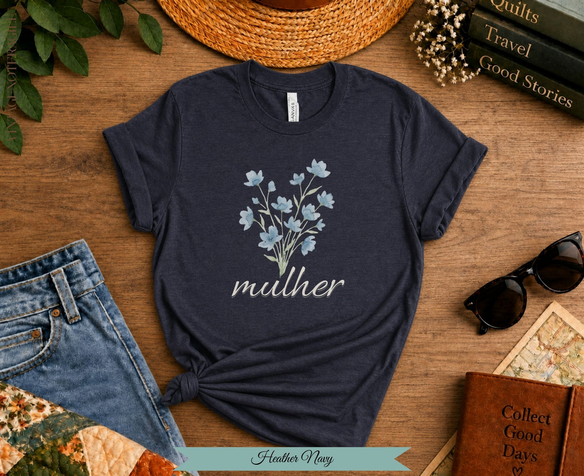 Mulher Botanical Tee | Portuguese Woman Shirt