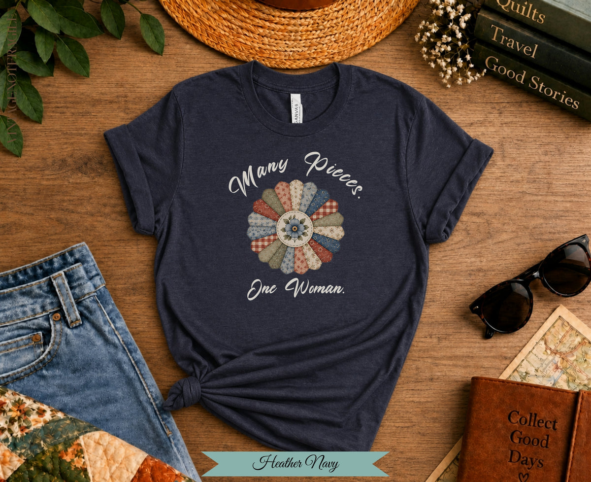 Many Pieces One Woman Dresden Quilt Tee| Vintage Not Fragile