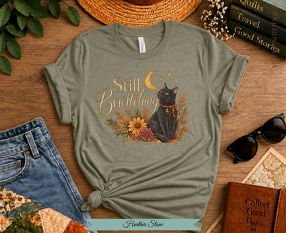 Still Bewitching Black Cat Halloween Tee | Vintage Not Fragile
