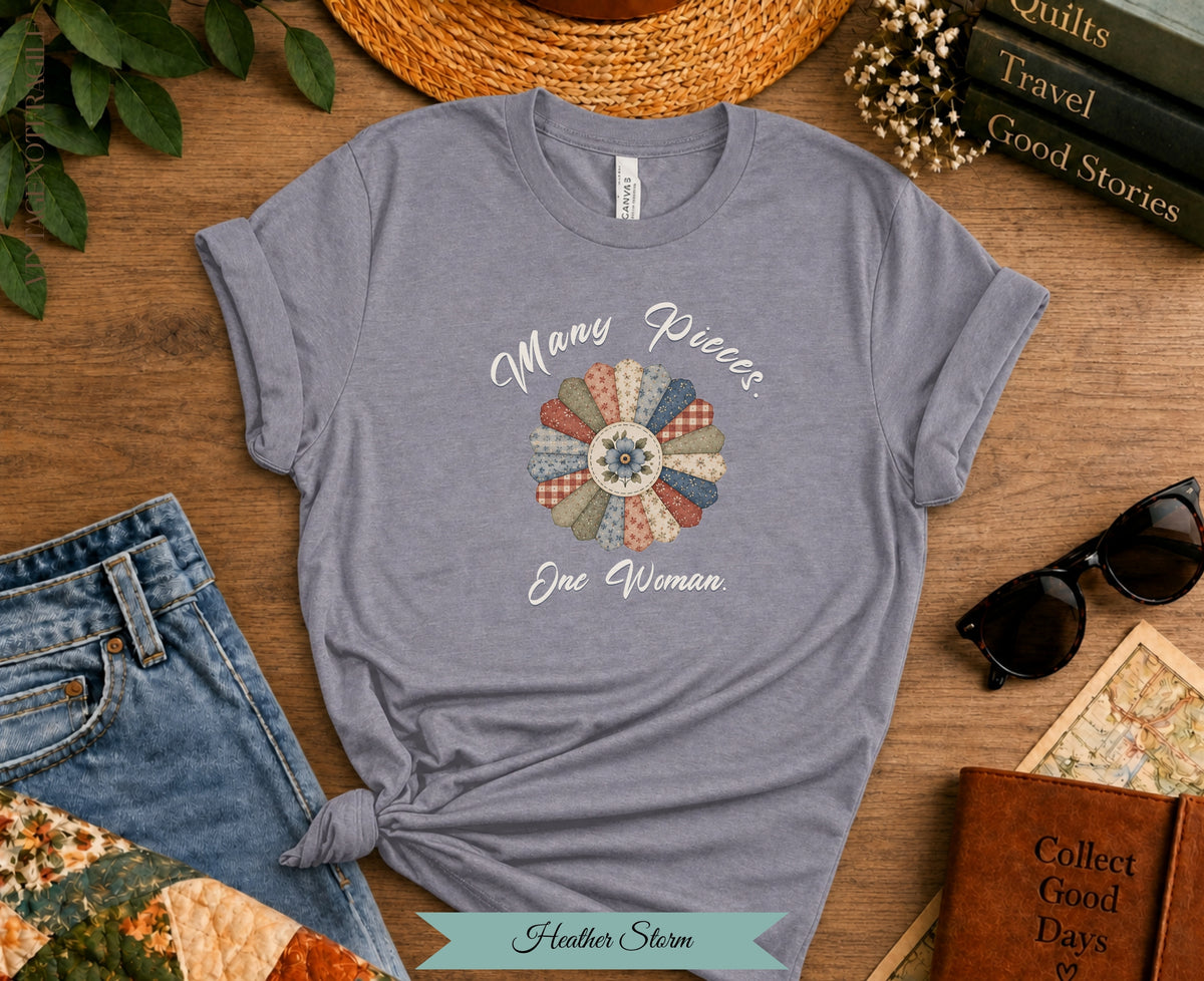 Many Pieces One Woman Dresden Quilt Tee| Vintage Not Fragile