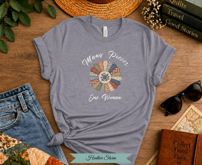Many Pieces One Woman Dresden Quilt Tee| Vintage Not Fragile