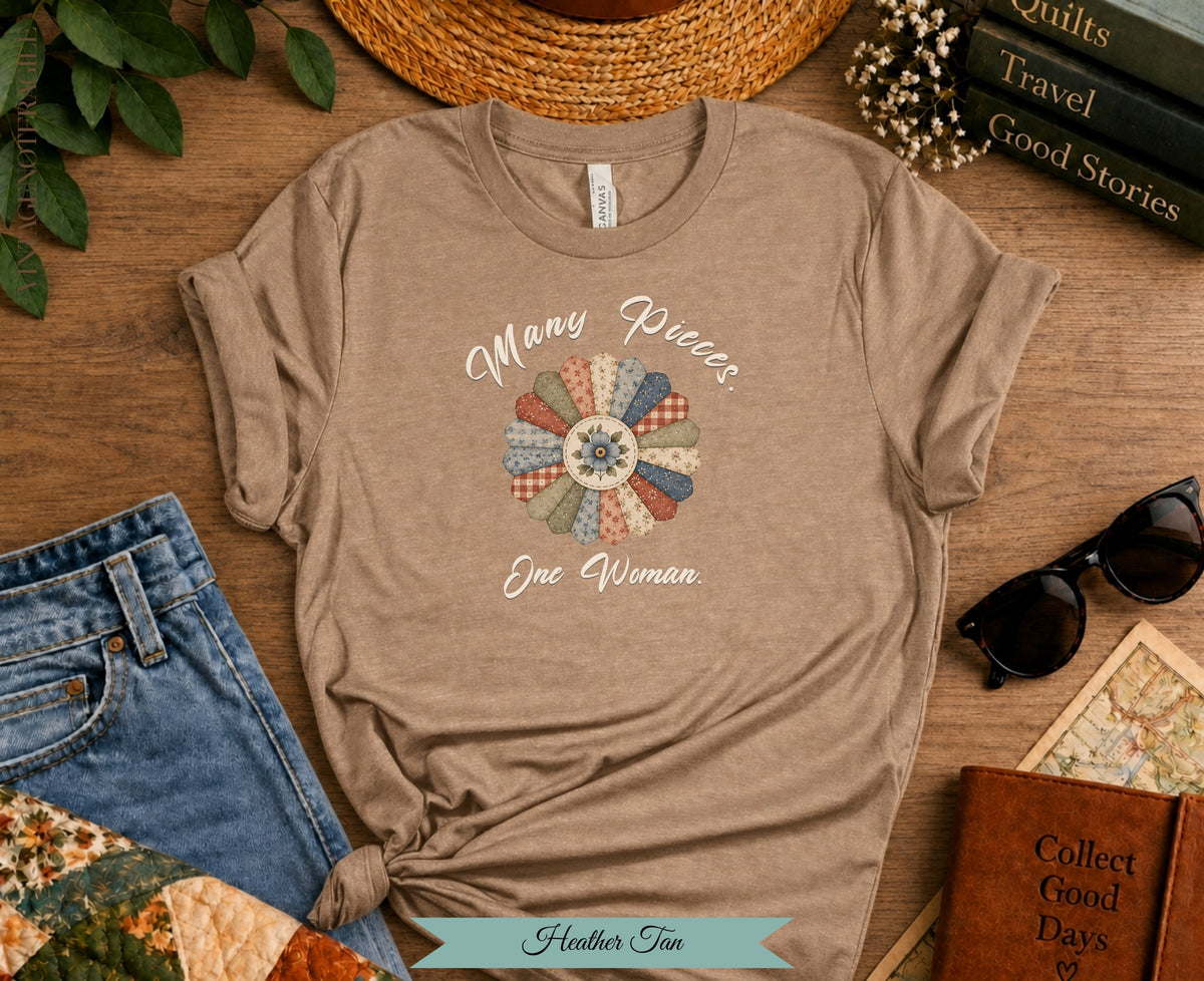 Many Pieces One Woman Dresden Quilt Tee| Vintage Not Fragile