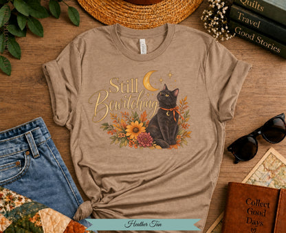 Still Bewitching Black Cat Halloween Tee | Vintage Not Fragile