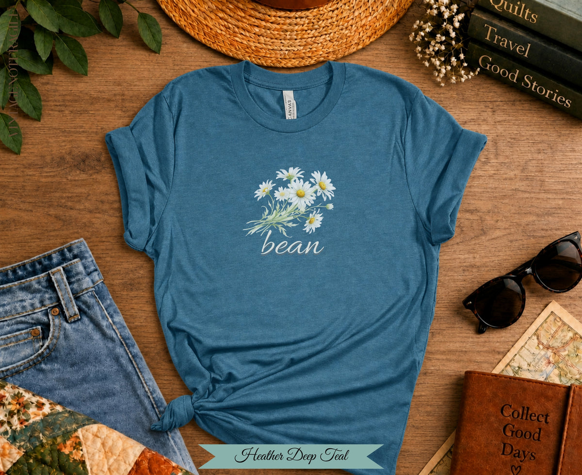 Bean Botanical Tee | Irish Gaelic Woman Shirt