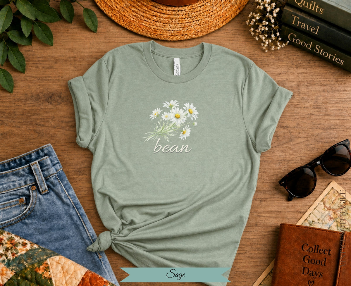 Bean Botanical Tee | Irish Gaelic Woman Shirt