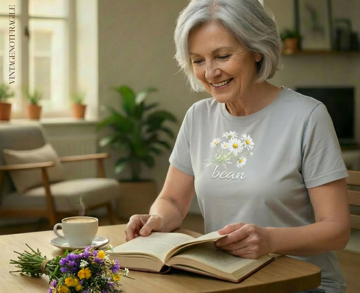 Bean Botanical Tee | Irish Gaelic Woman Shirt