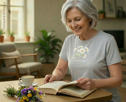 Bean Botanical Tee | Irish Gaelic Woman Shirt