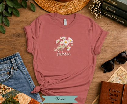 Bean Botanical Tee | Irish Gaelic Woman Shirt