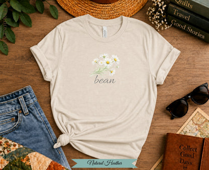 Bean Botanical Tee | Irish Gaelic Woman Shirt