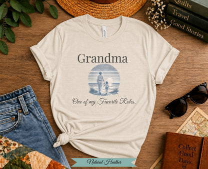 Grandma One of My Favorite Roles Tee | Vintage Not Fragile