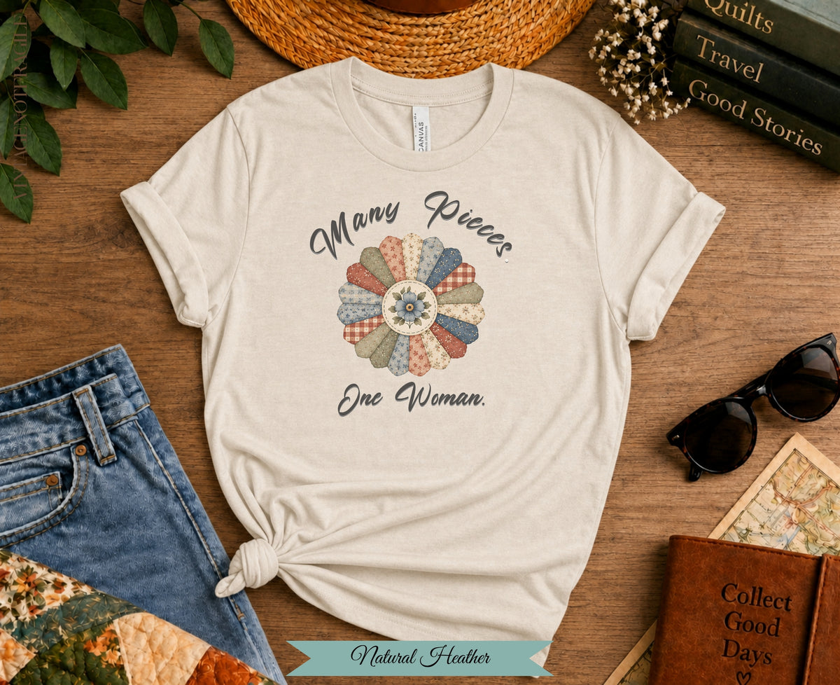 Many Pieces One Woman Dresden Quilt Tee| Vintage Not Fragile