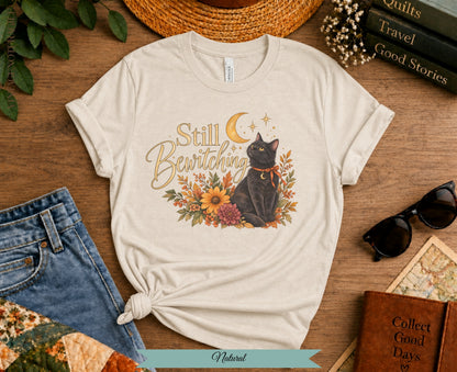 Still Bewitching Black Cat Halloween Tee | Vintage Not Fragile