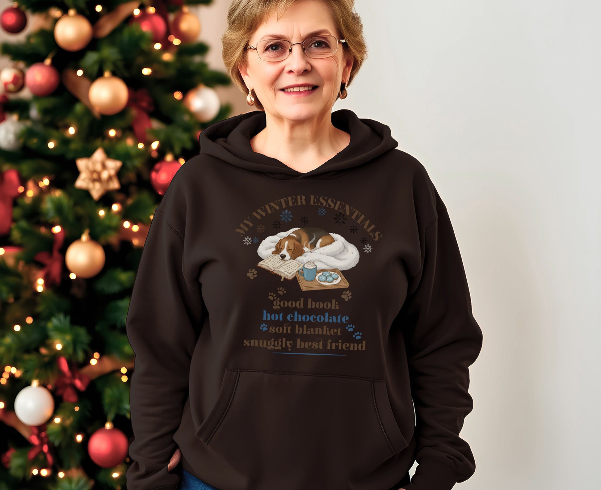 My Winter Essentials Hot Chocolate Hoodie