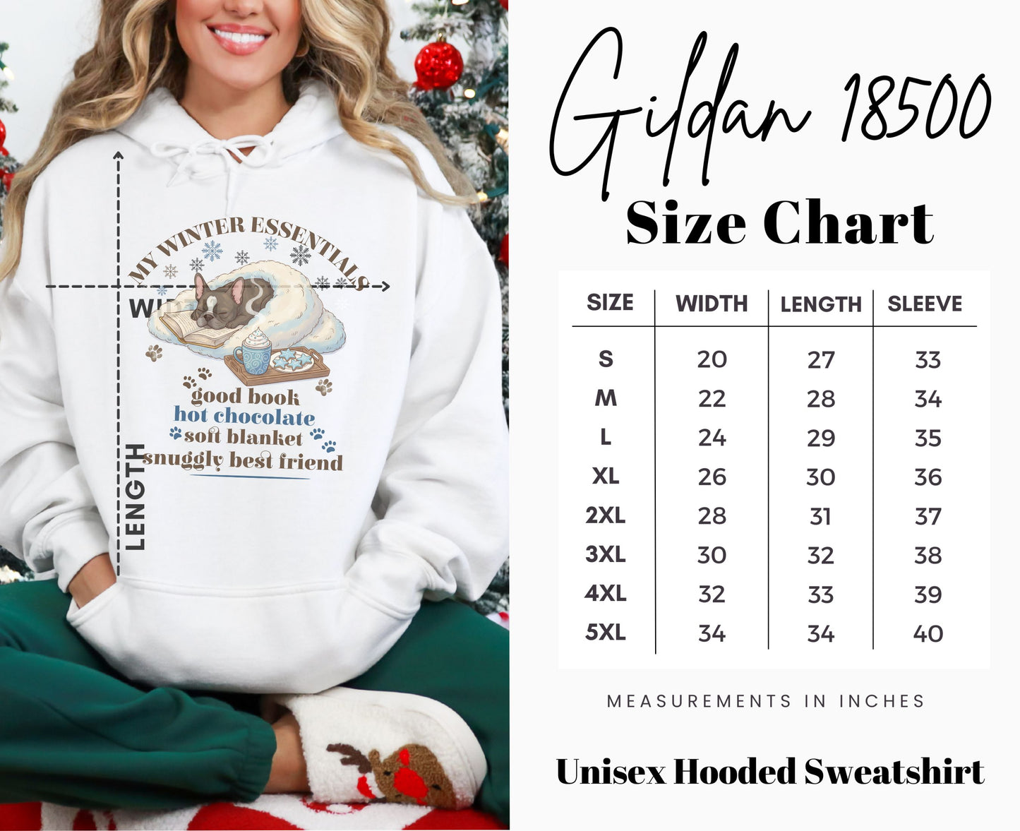 Cozy My Winter Essential Unisex Hooded Sweatshirt