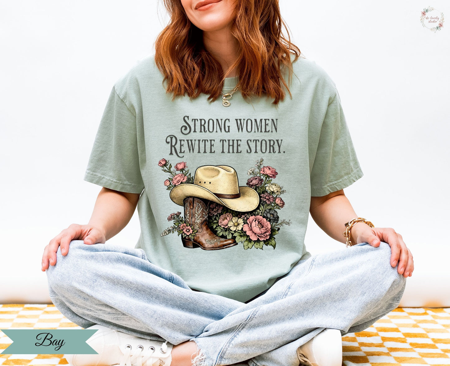 Strong Women Rewrite the Story Graphic Tee