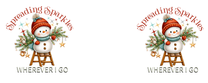 Spreading Sparkles Wherever I Go Christmas product