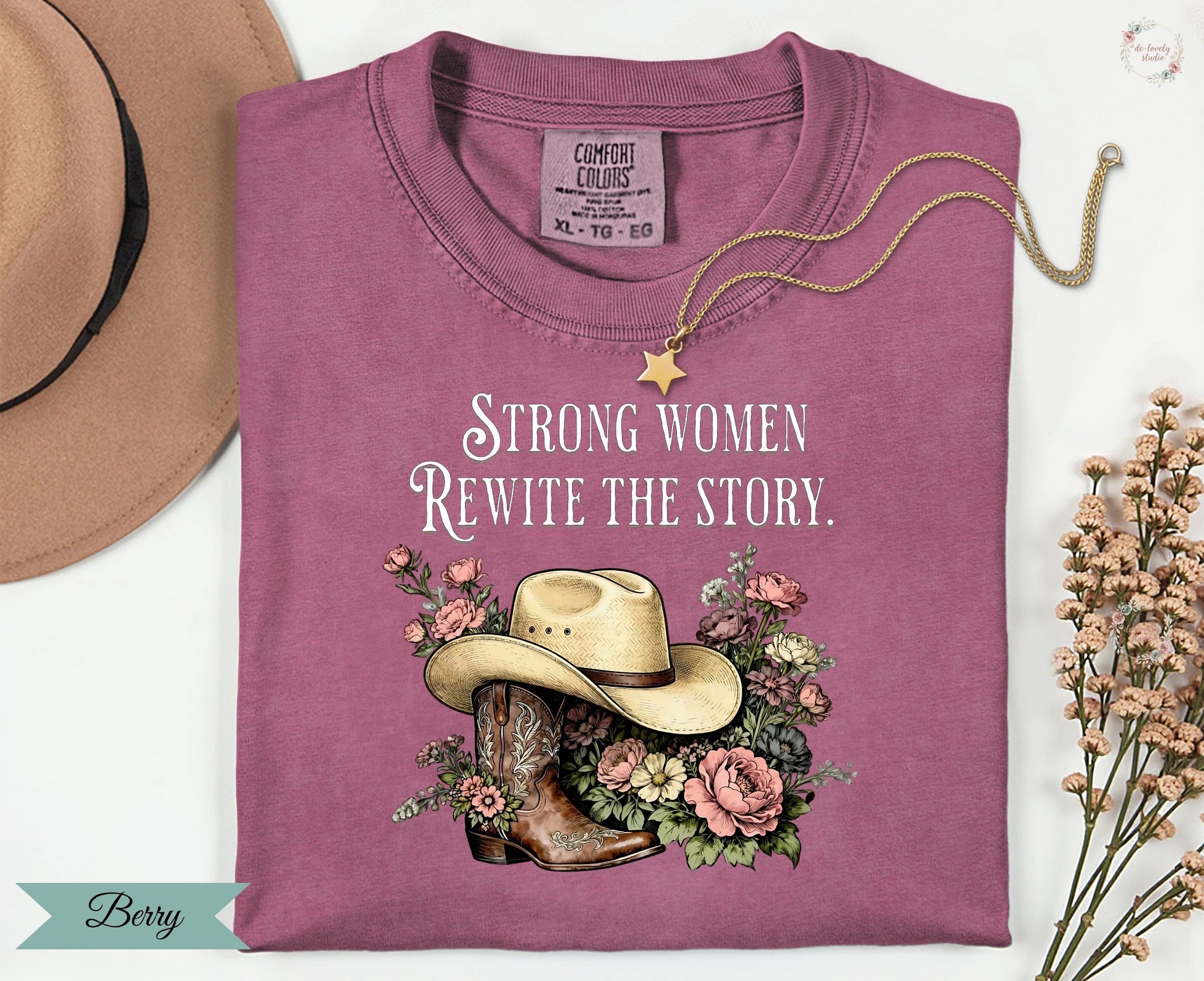 Strong Women Rewrite the Story Shirt Casual Tee