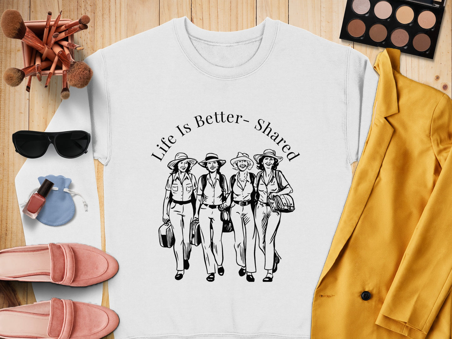 Life Is Better Shared Graphic Tee