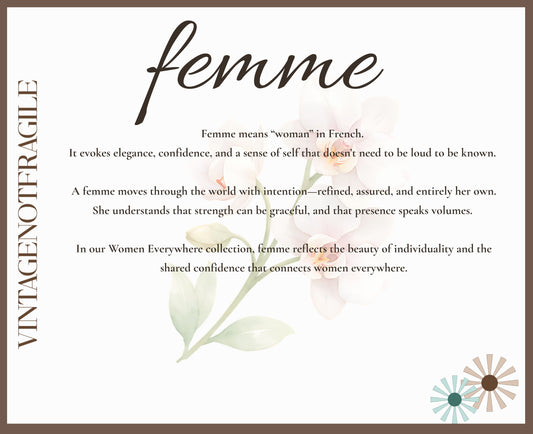 Femme Tee | French for Woman